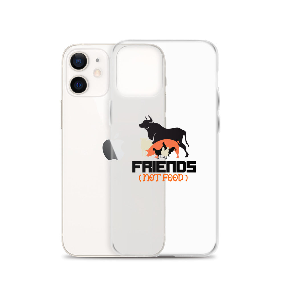 FRIENDS NOT FOOD - iPhone Case Transparent