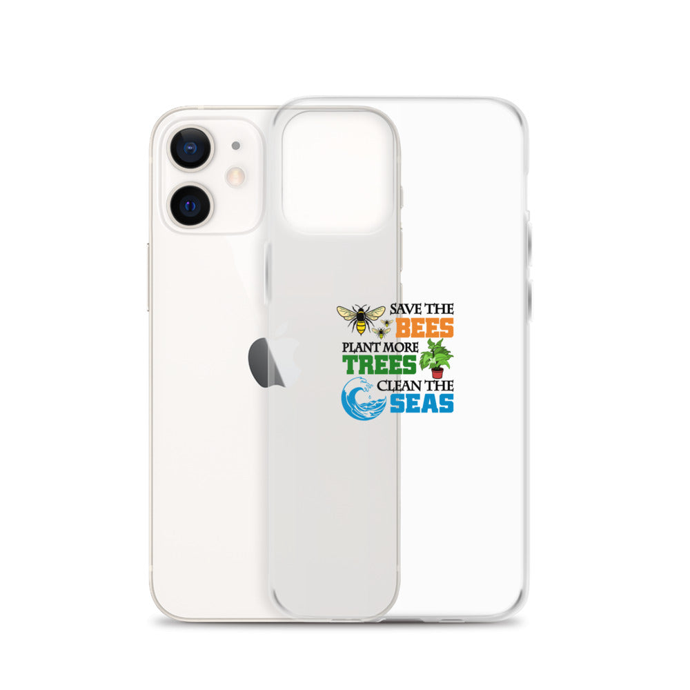 SAVE THE BEES - iPhone Case Transparent