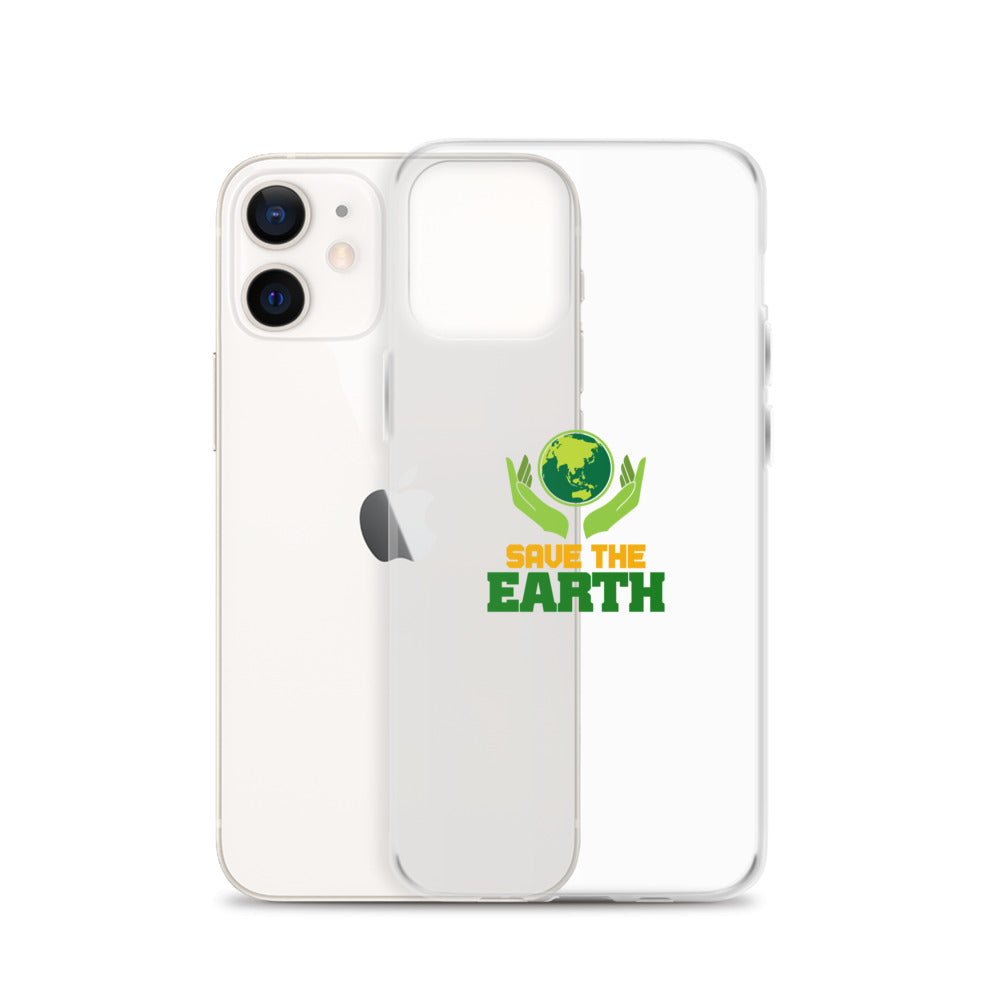 SAVE THE EARTH - iPhone Case Transparent