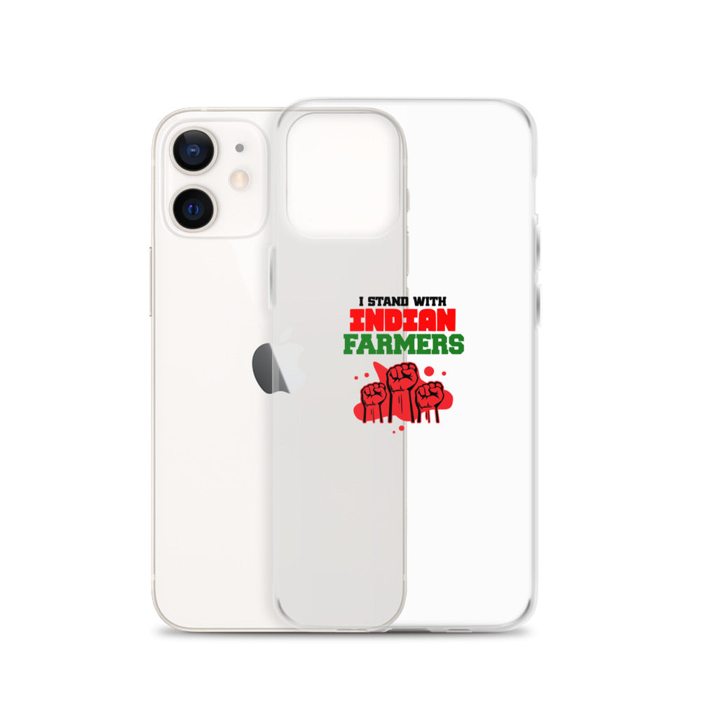 I STAND WITH INDIAN FARMERS - iPhone Case Transparent