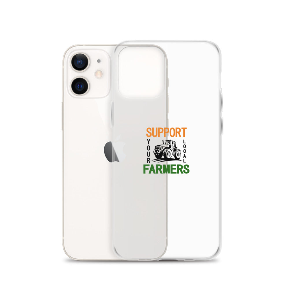 SUPPORT YOUR LOCAL FARMERS - iPhone Case Transparent