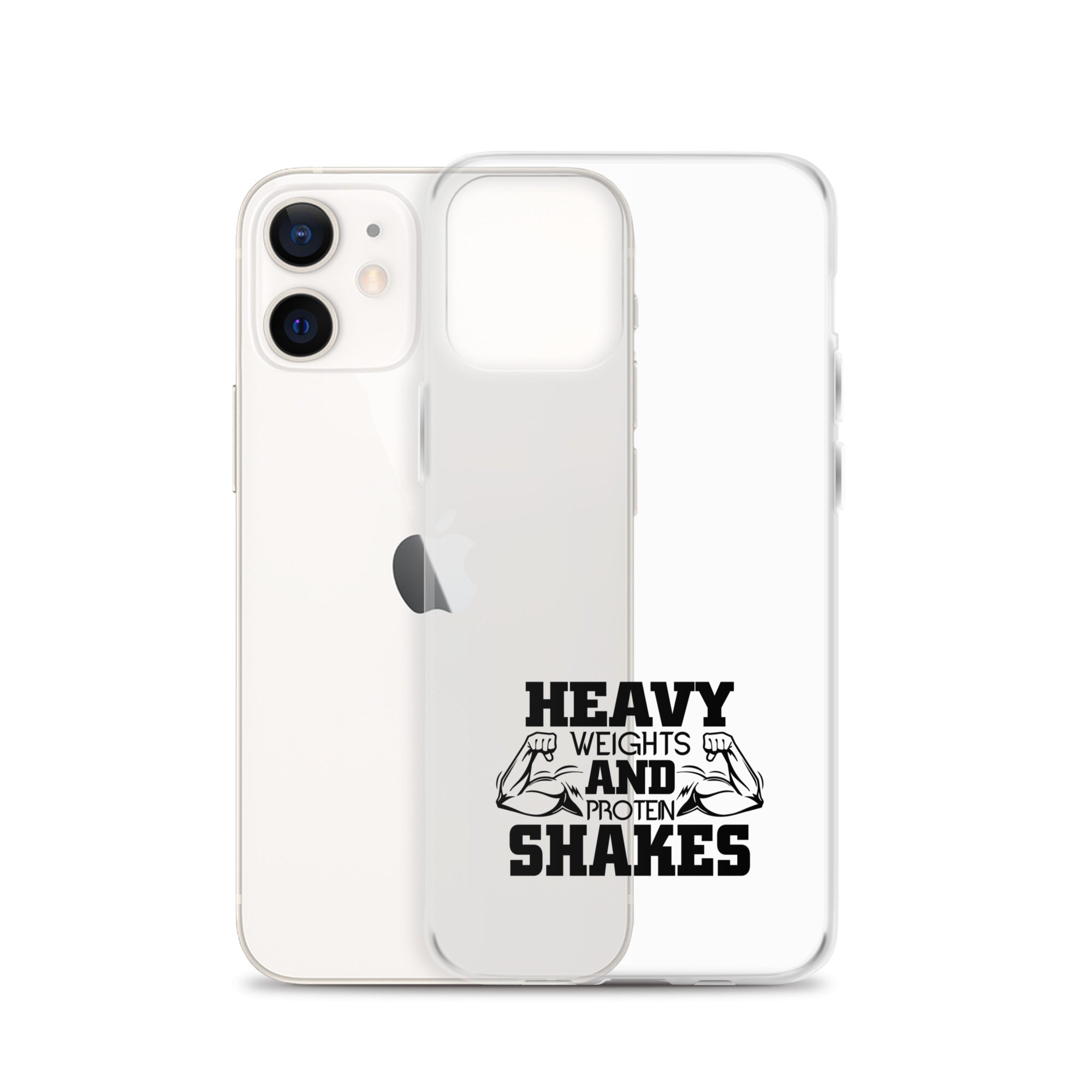 HEAVY WEIGHTS AND PROTEIN SHAKES - iPhone Case