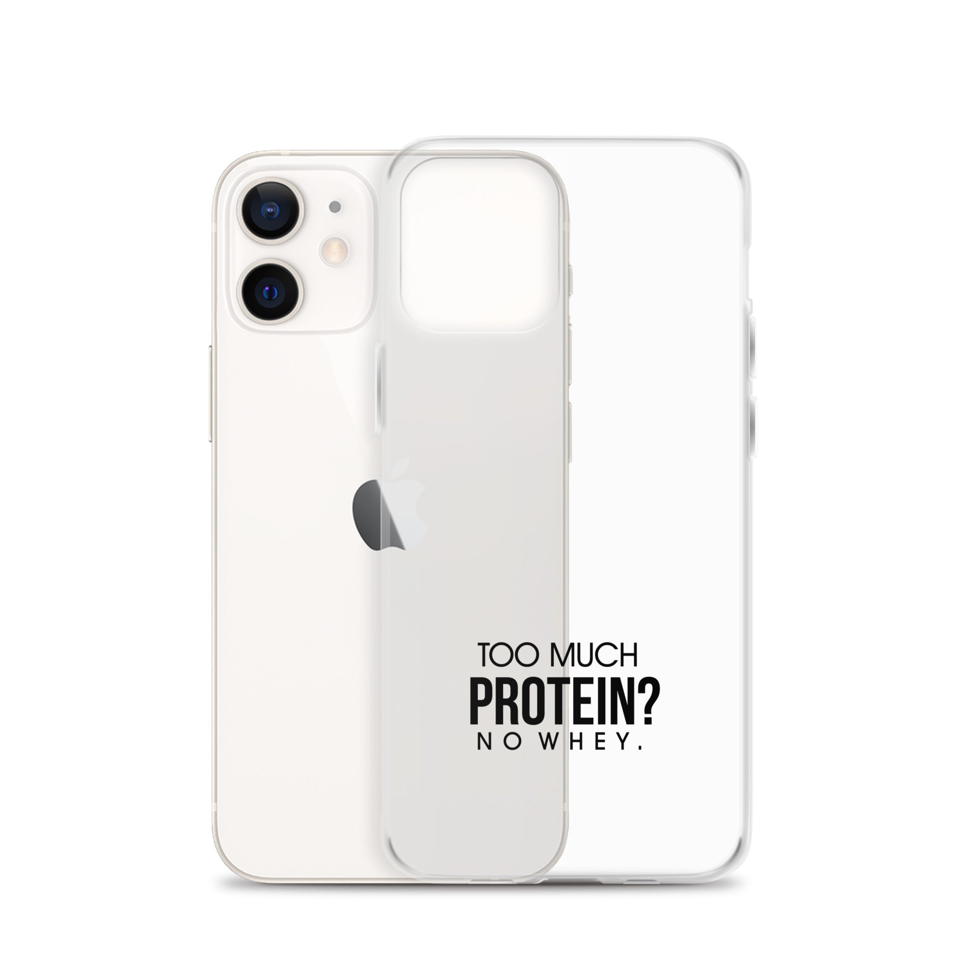 TOO MUCH PROTEIN - iPhone Case