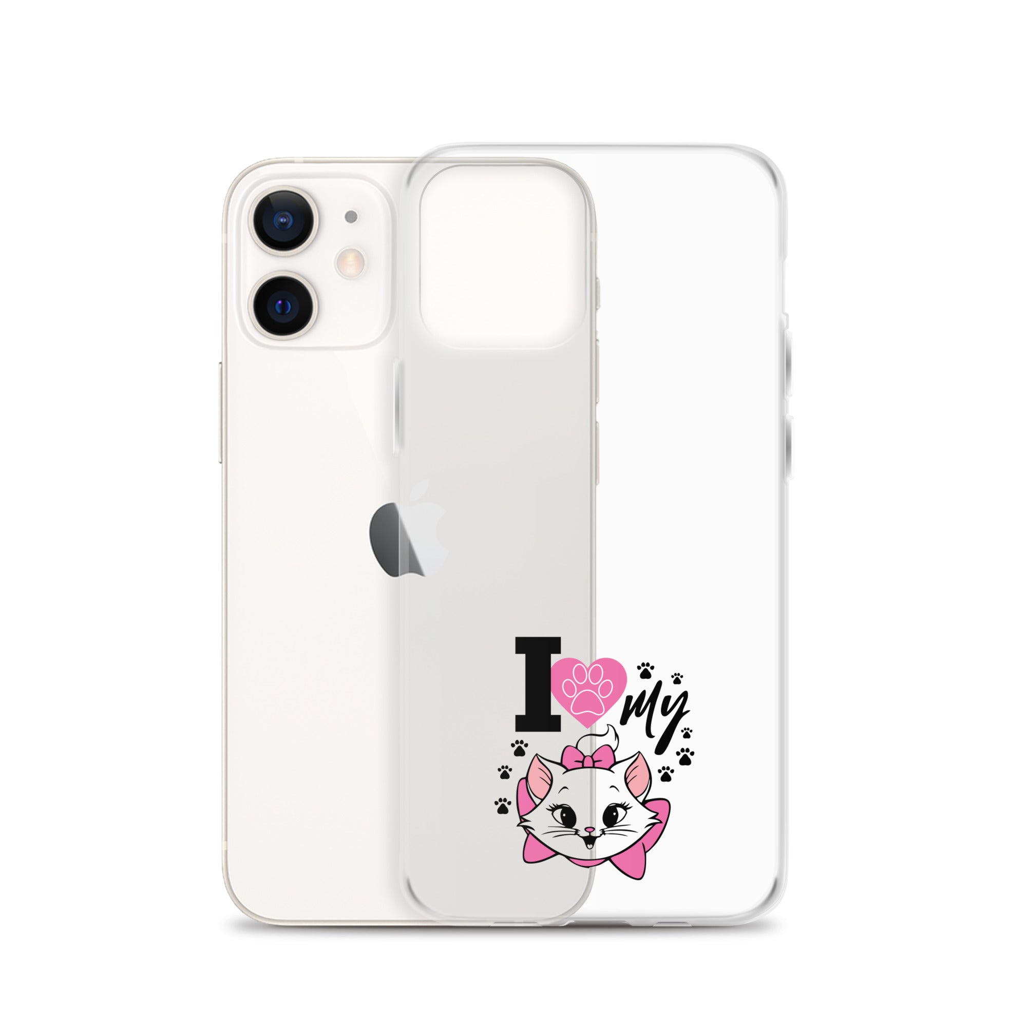 I LOVE MY CAT - iPhone Case