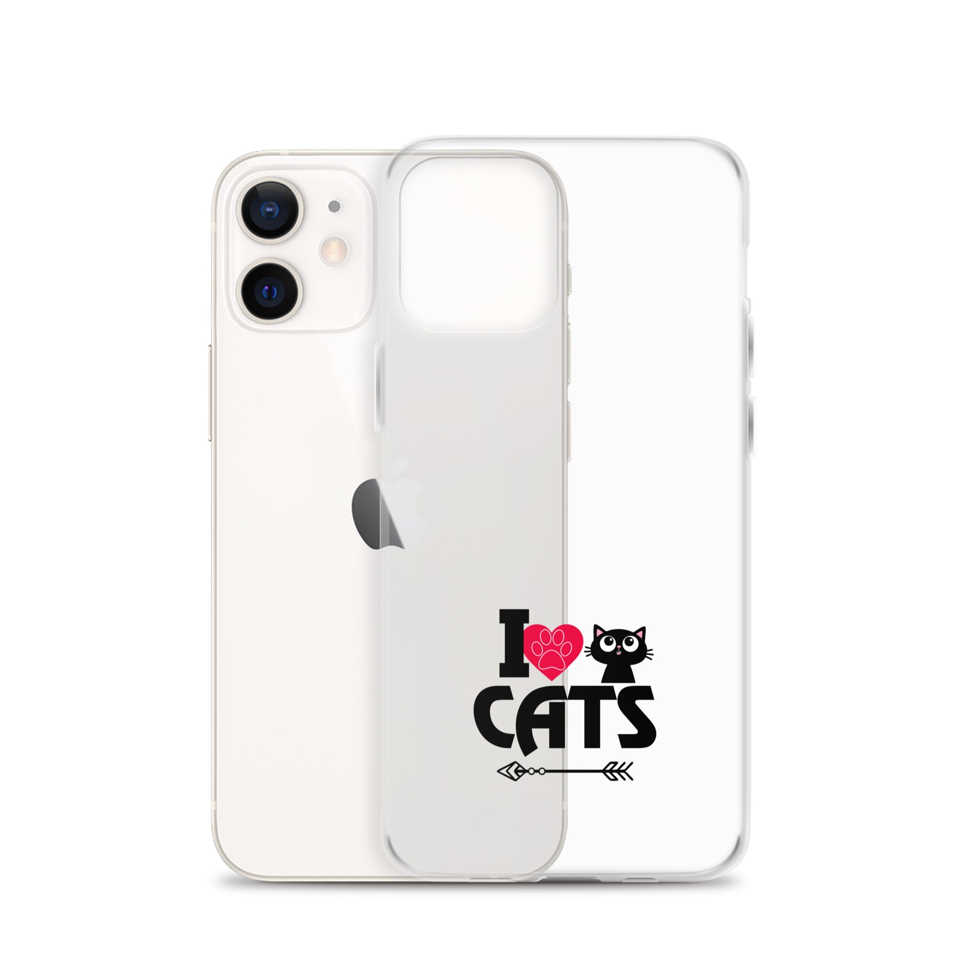 I LOVE CATS - iPhone Case