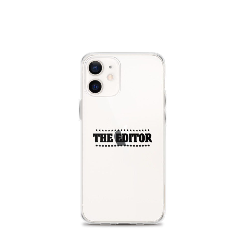 The Editor- iPhone Case Transparent