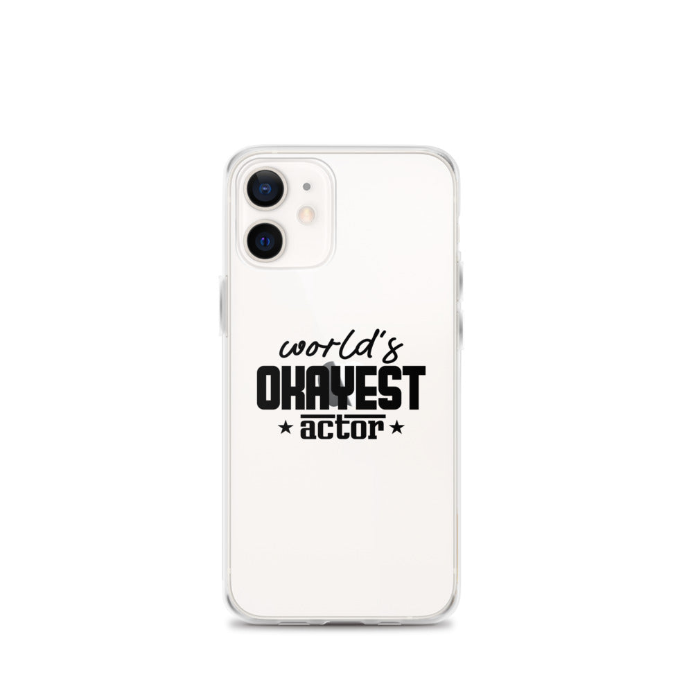 World's okayest actor- iPhone Case Transparent