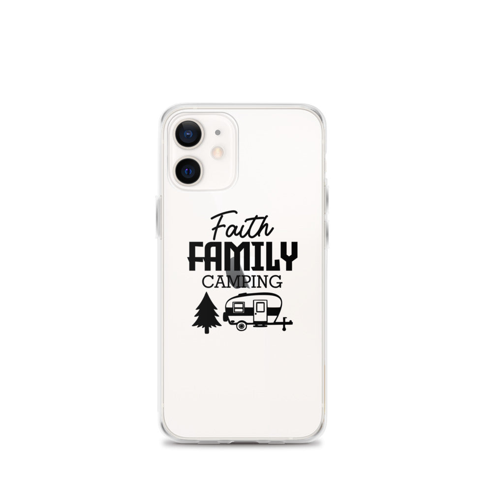 Family Camping- iPhone Case Transparent