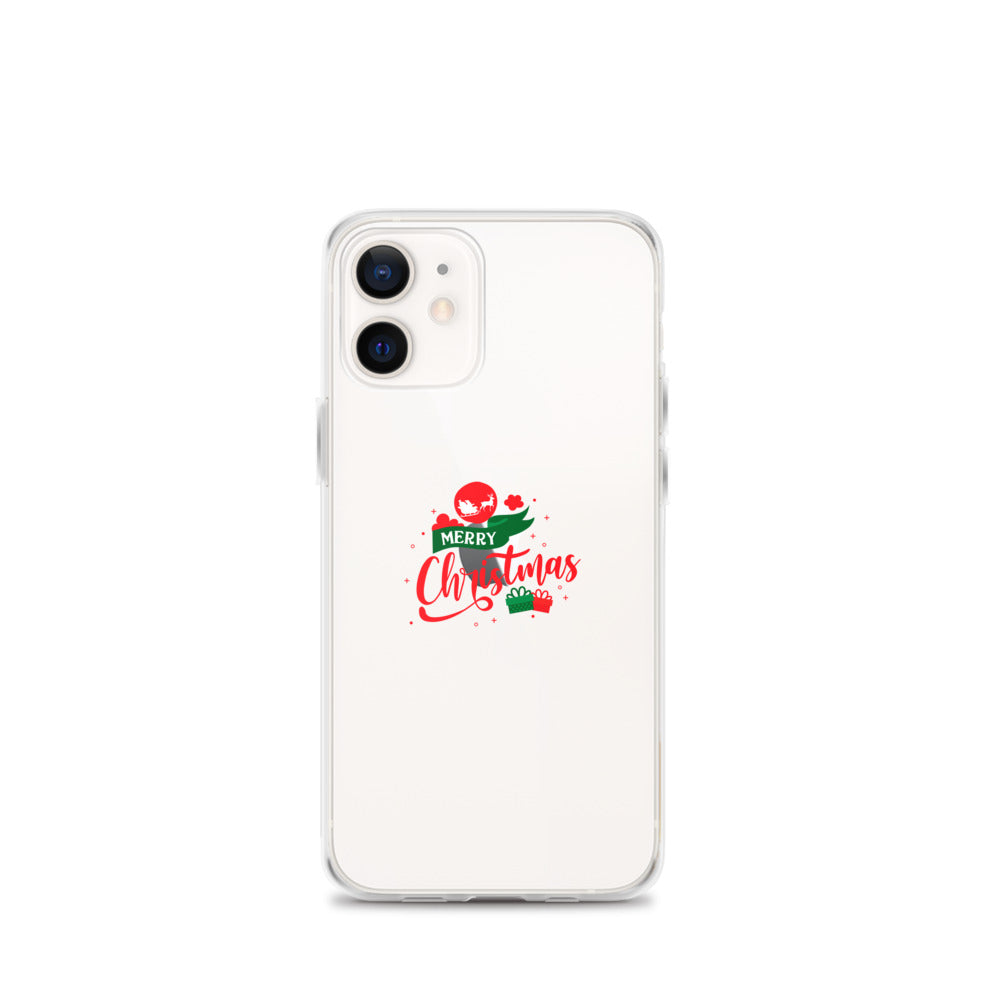 Merry Christmas- iPhone Case Transparent