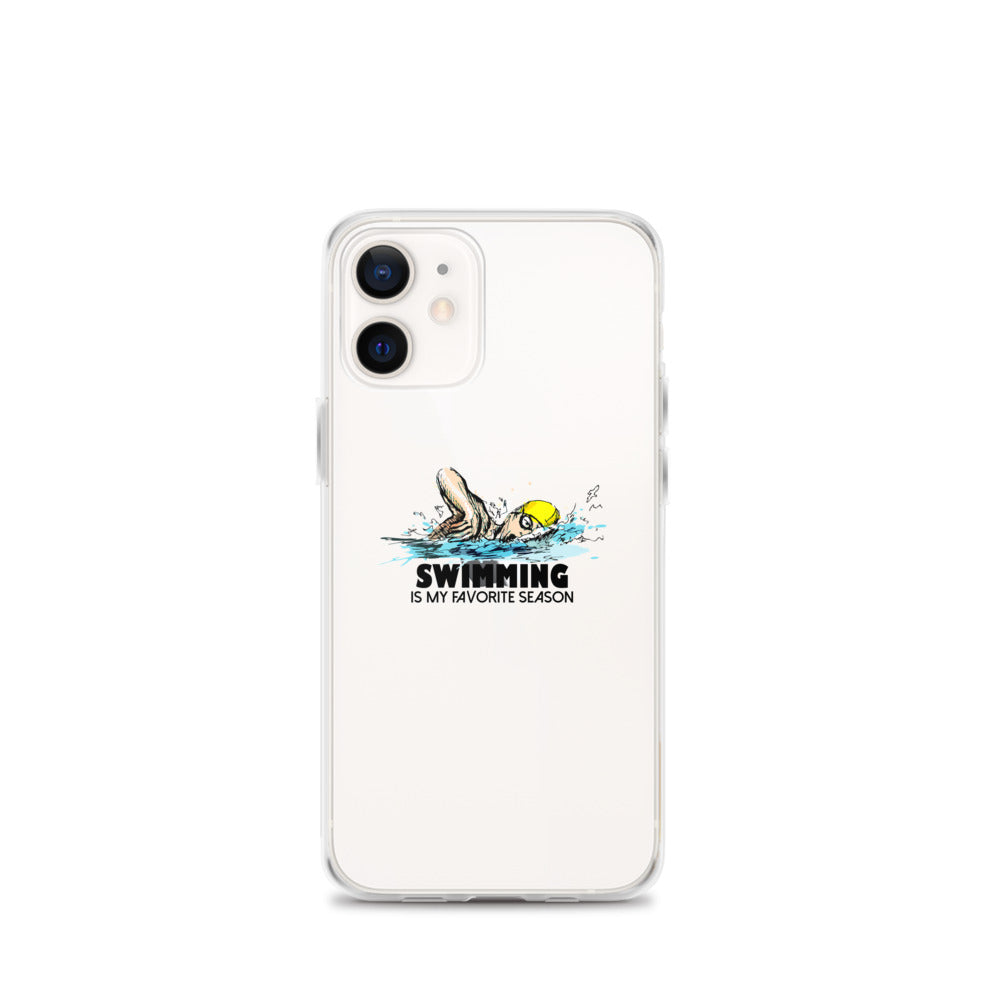 Swimming- iPhone Case Transparent