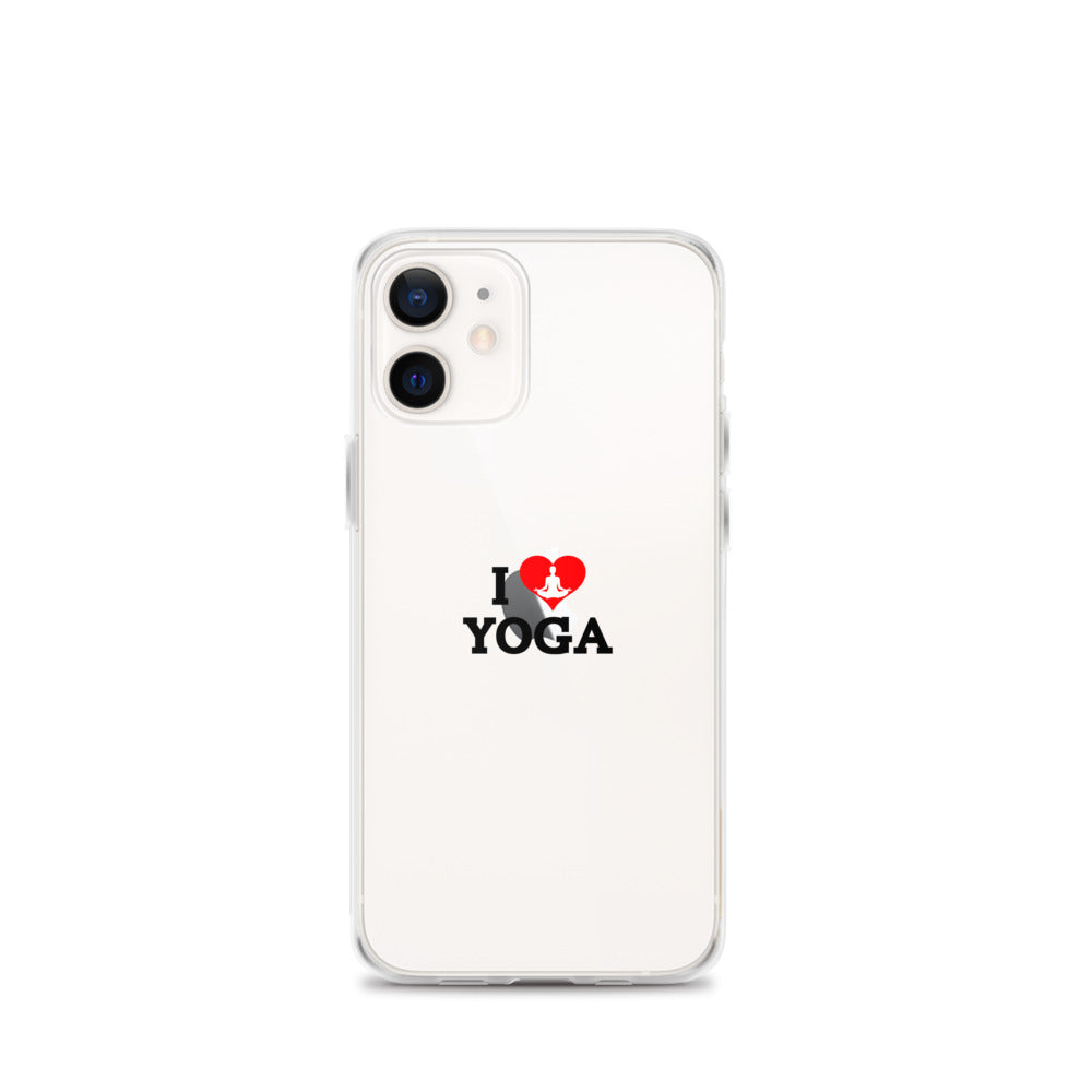 I LOVE YOGA- iPhone Case Transparent