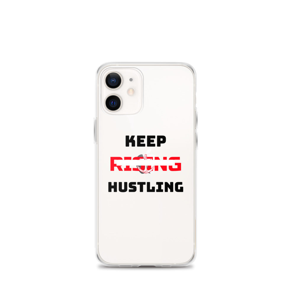 KEEP RISING HUSTLING - iPhone Case Transparent