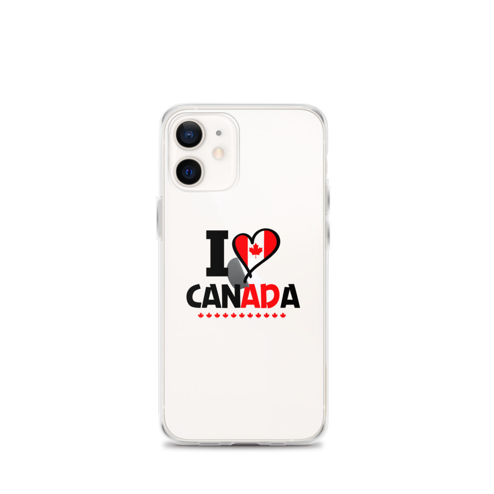 I LOVE CANADA - iPhone Case Transparent