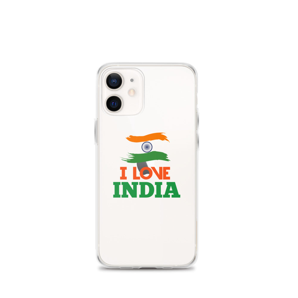I LOVE INDIA - iPhone Case Transparent