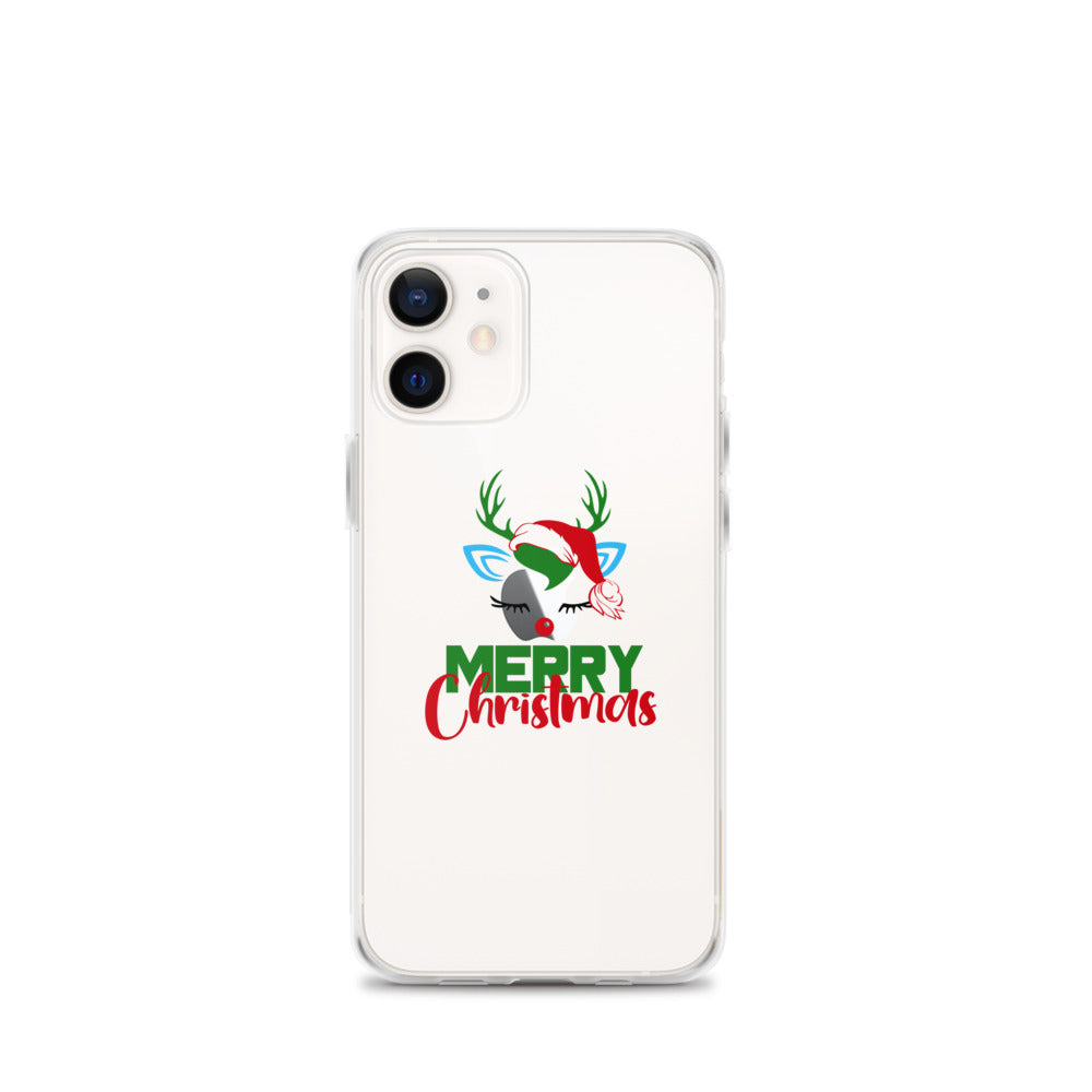 MERRY CHRISTMAS - iPhone Case Transparent