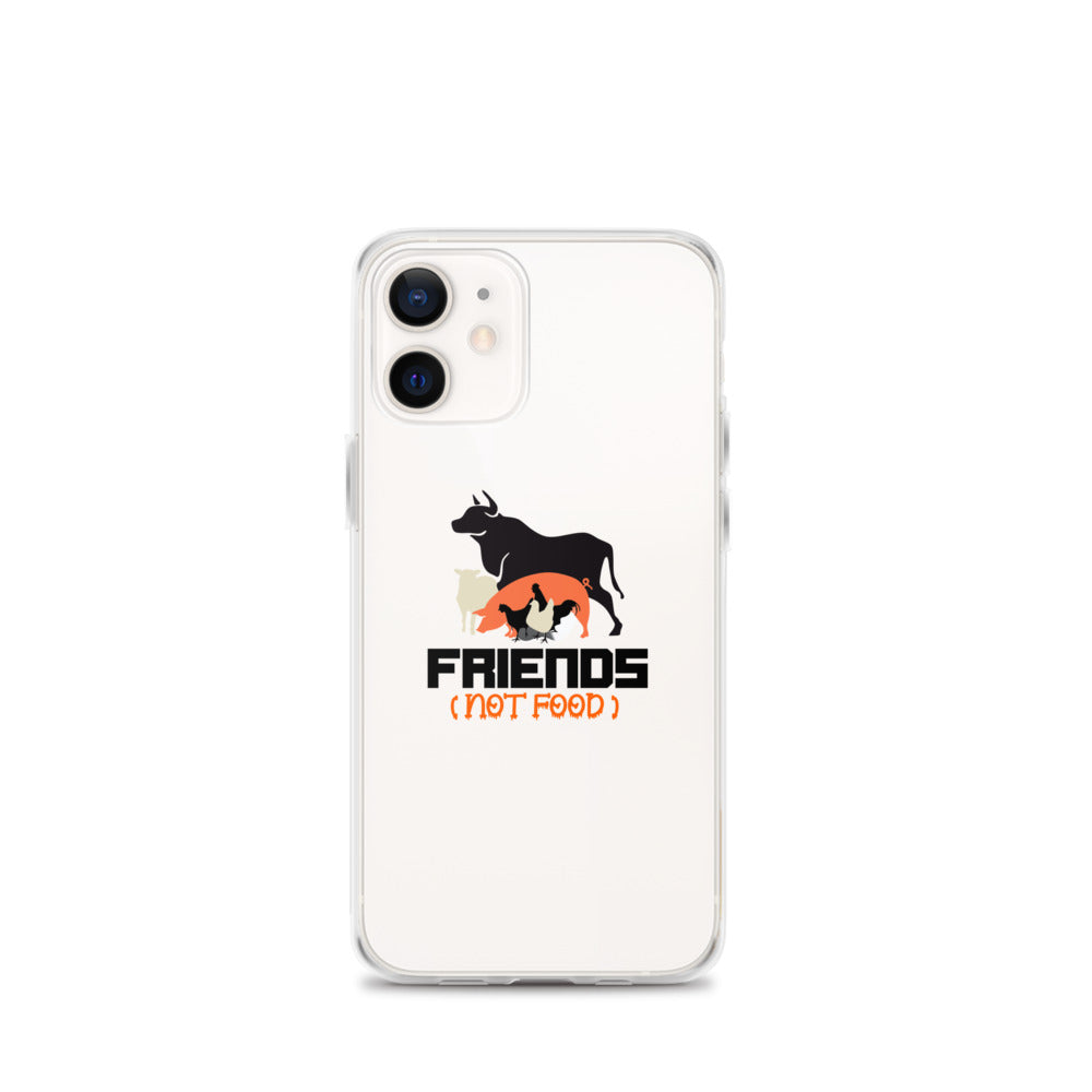 FRIENDS NOT FOOD - iPhone Case Transparent