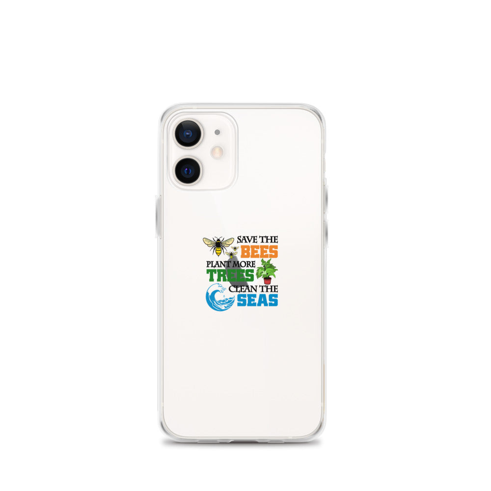 SAVE THE BEES - iPhone Case Transparent