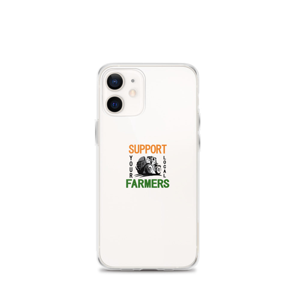 SUPPORT YOUR LOCAL FARMERS - iPhone Case Transparent