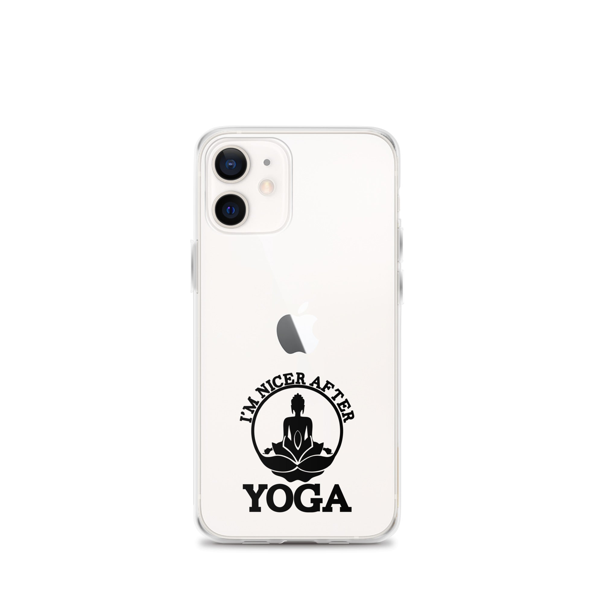 I'M NICER AFTER YOGA - iPhone Case