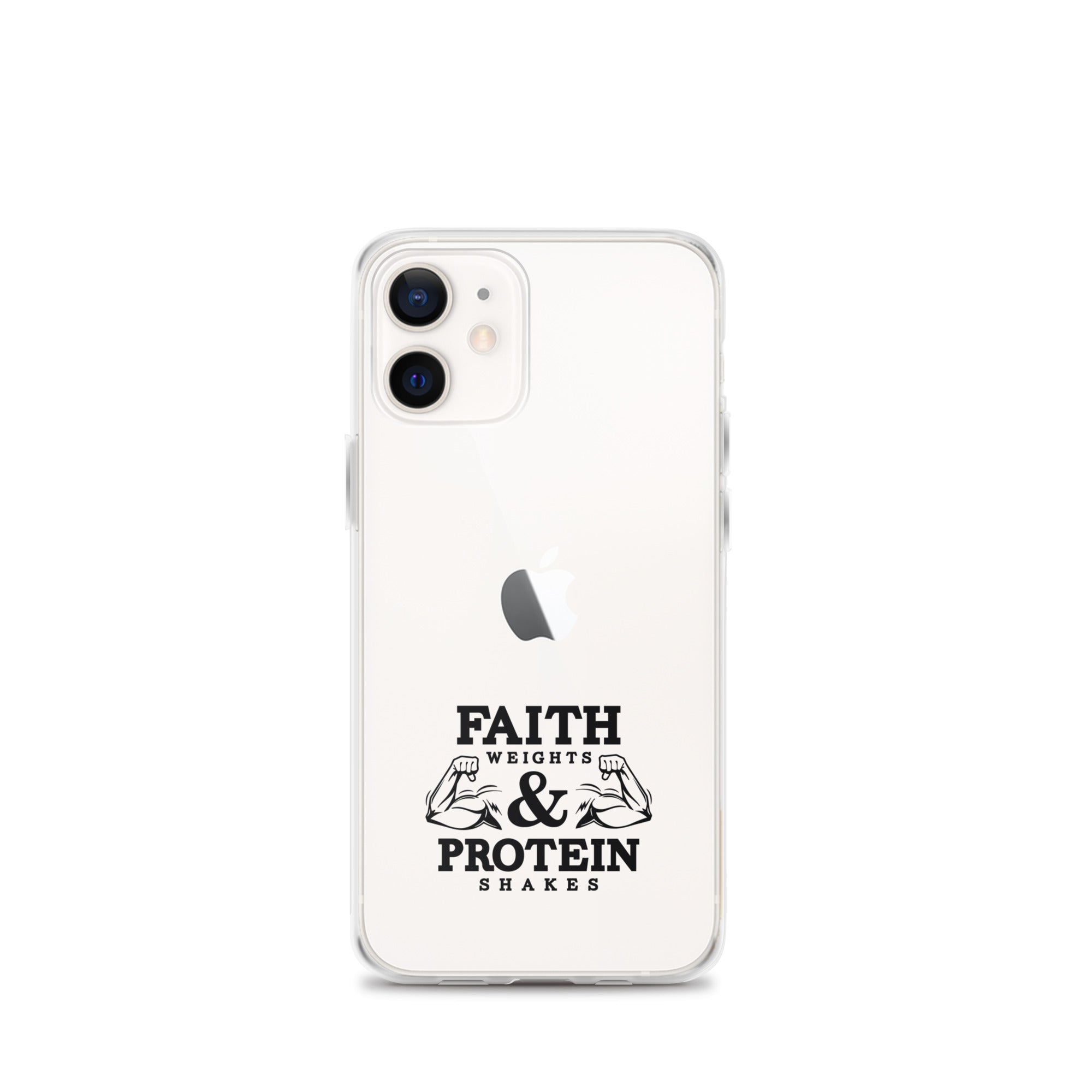 FAITH WEIGHTS & PROTEIN SHAKES - iPhone Case