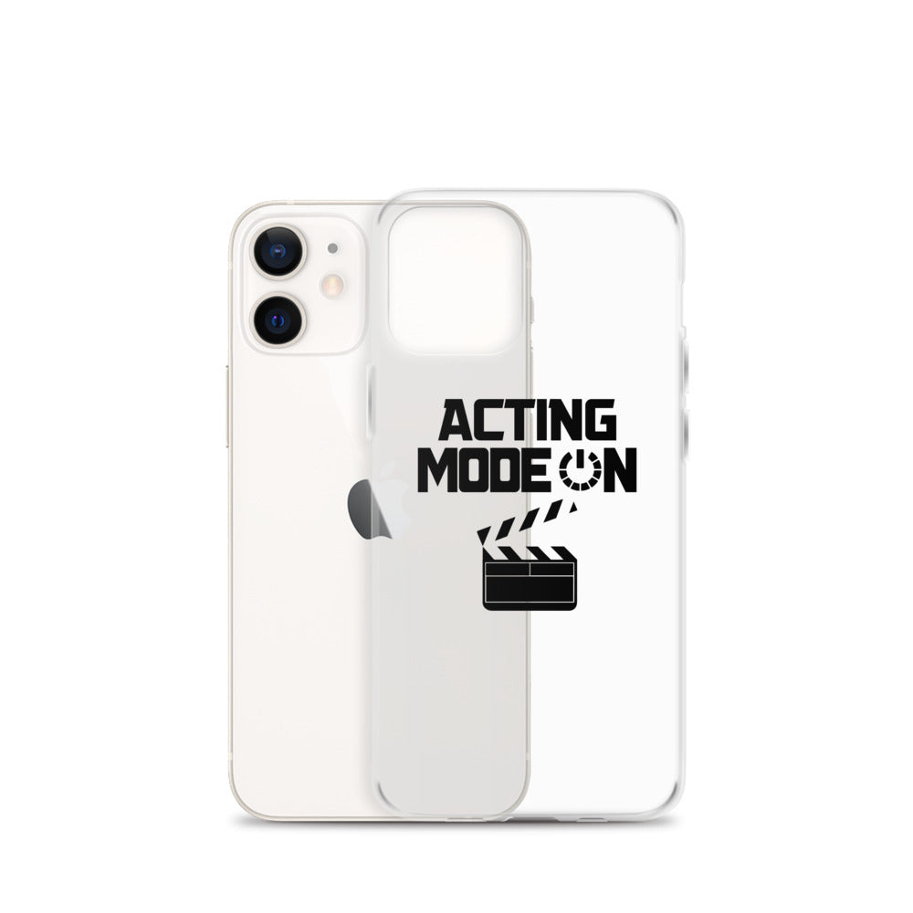 Acting mode - iPhone Case Transparent