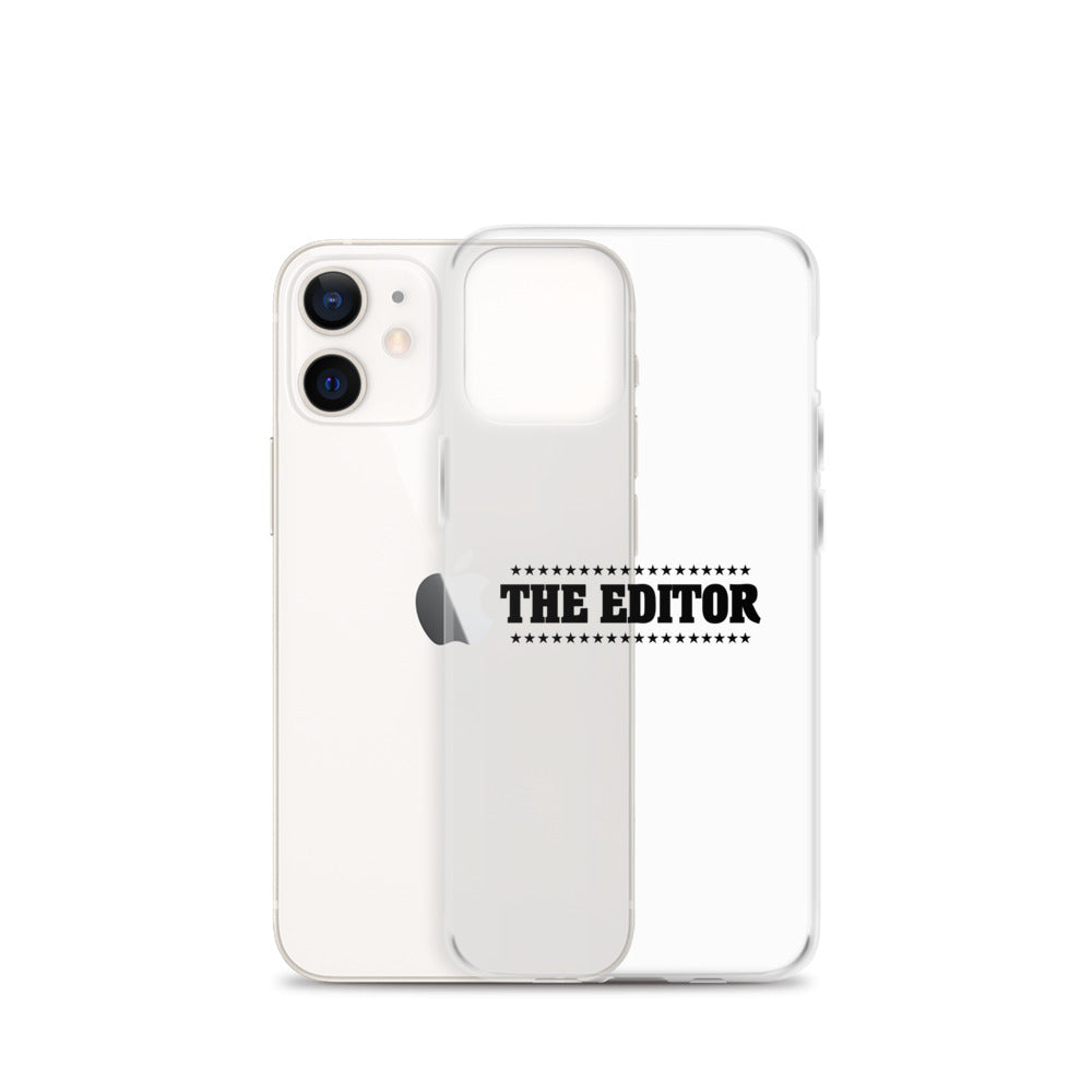 The Editor- iPhone Case Transparent