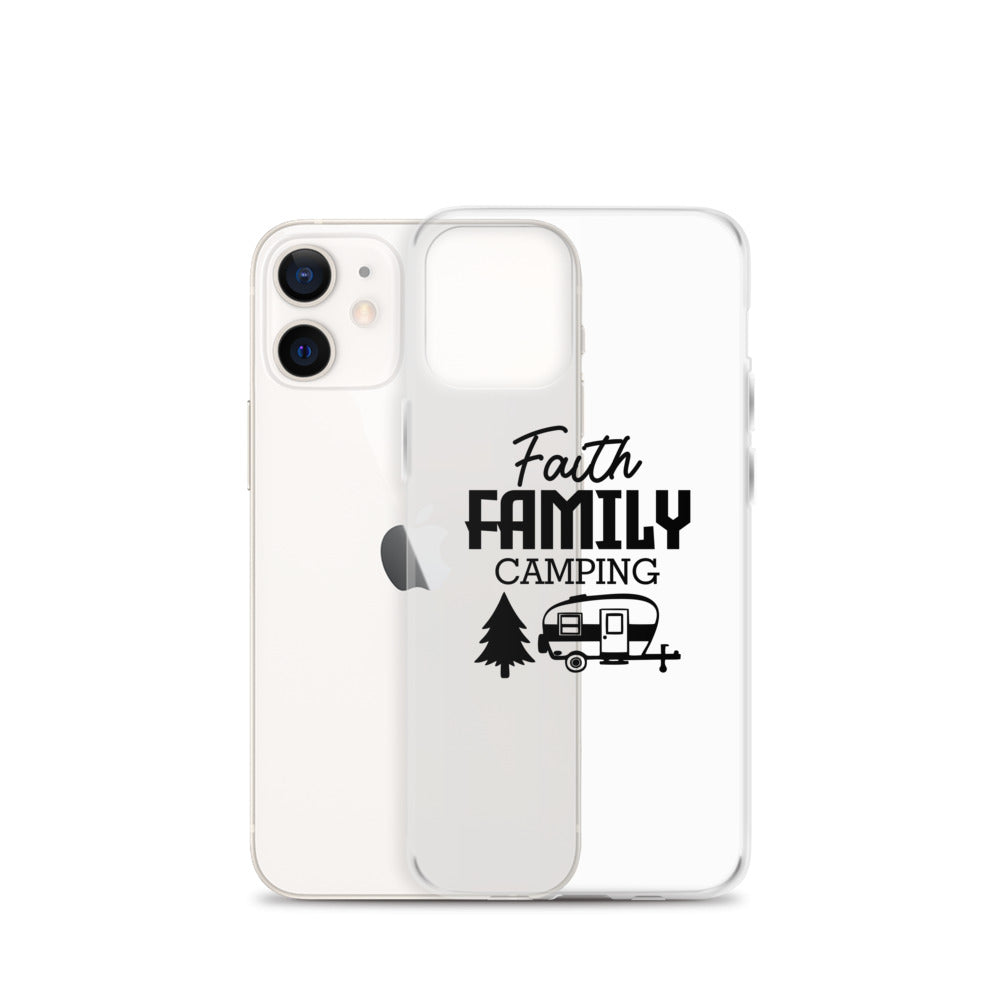 Family Camping- iPhone Case Transparent