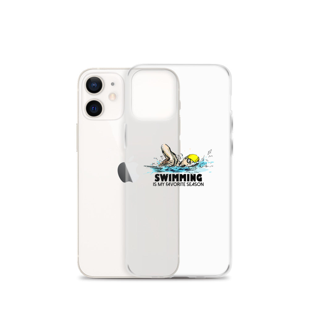 Swimming- iPhone Case Transparent