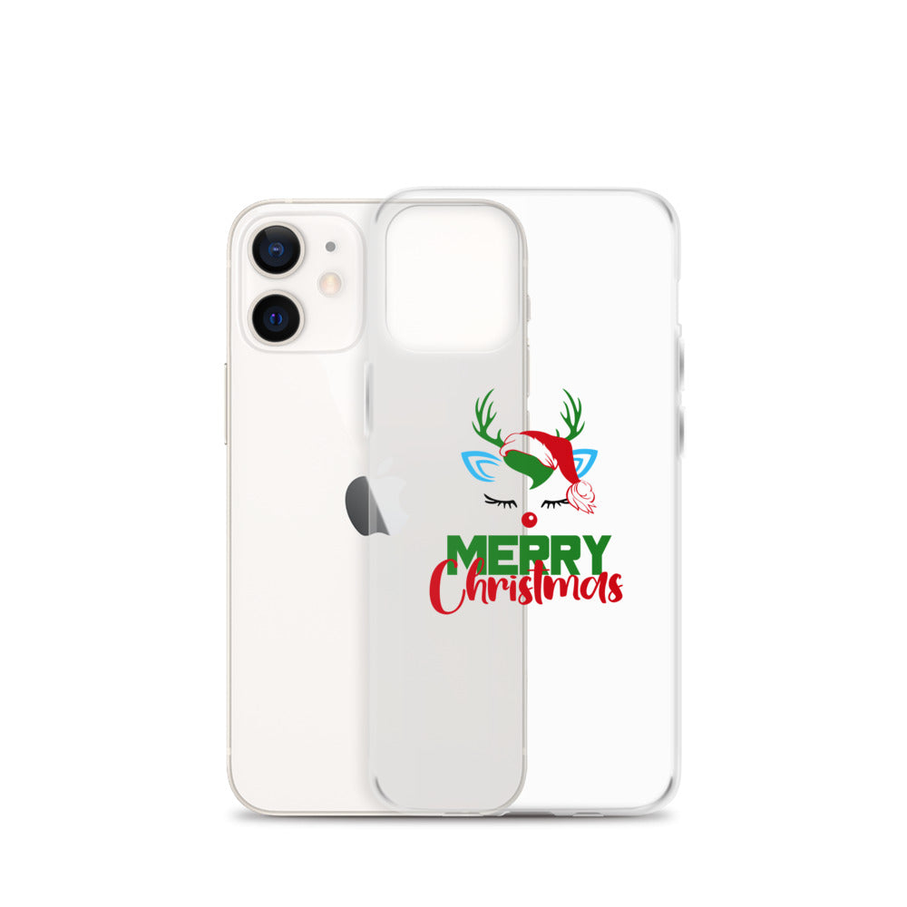 MERRY CHRISTMAS - iPhone Case Transparent