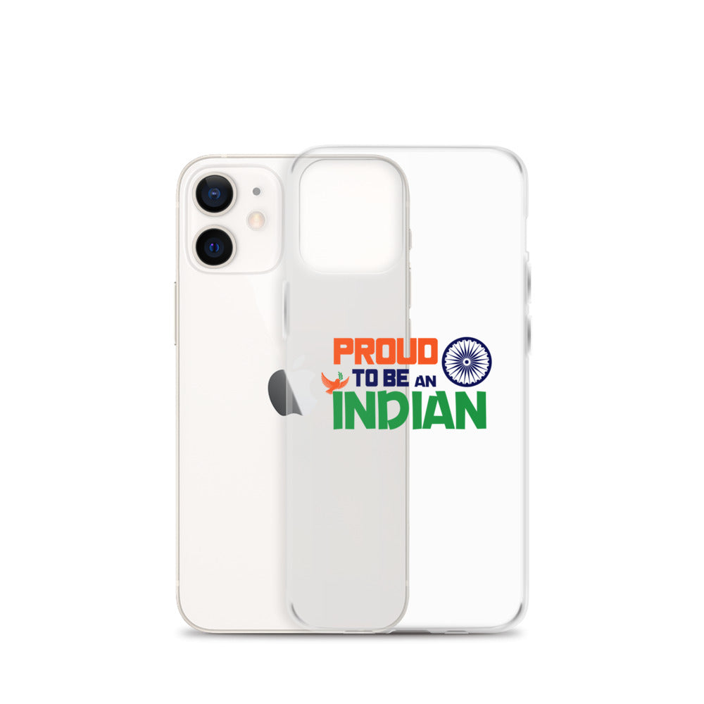 PROUD TO BE AN INDIAN - iPhone Case Transparent
