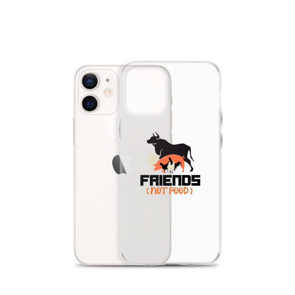 FRIENDS NOT FOOD - iPhone Case Transparent