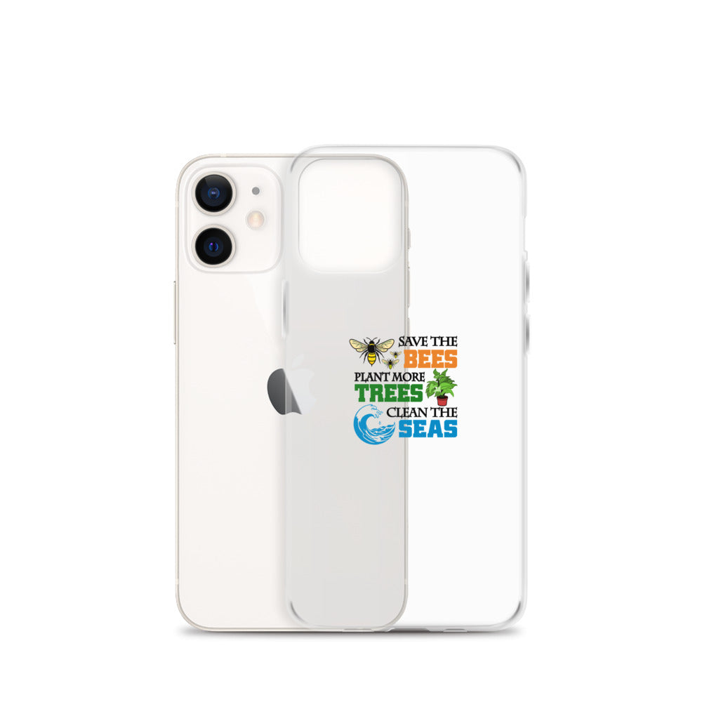 SAVE THE BEES - iPhone Case Transparent