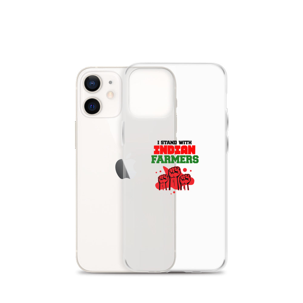 I STAND WITH INDIAN FARMERS - iPhone Case Transparent