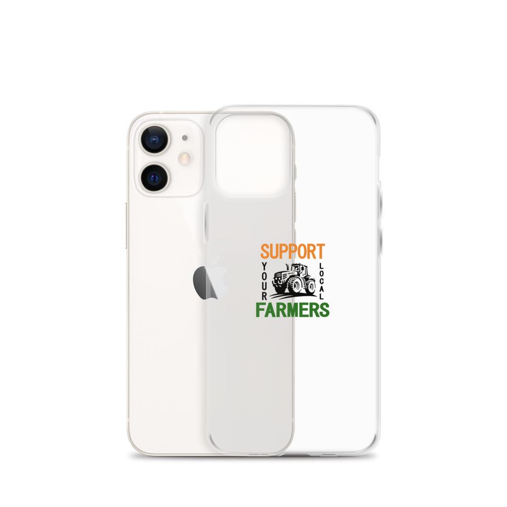 SUPPORT YOUR LOCAL FARMERS - iPhone Case Transparent