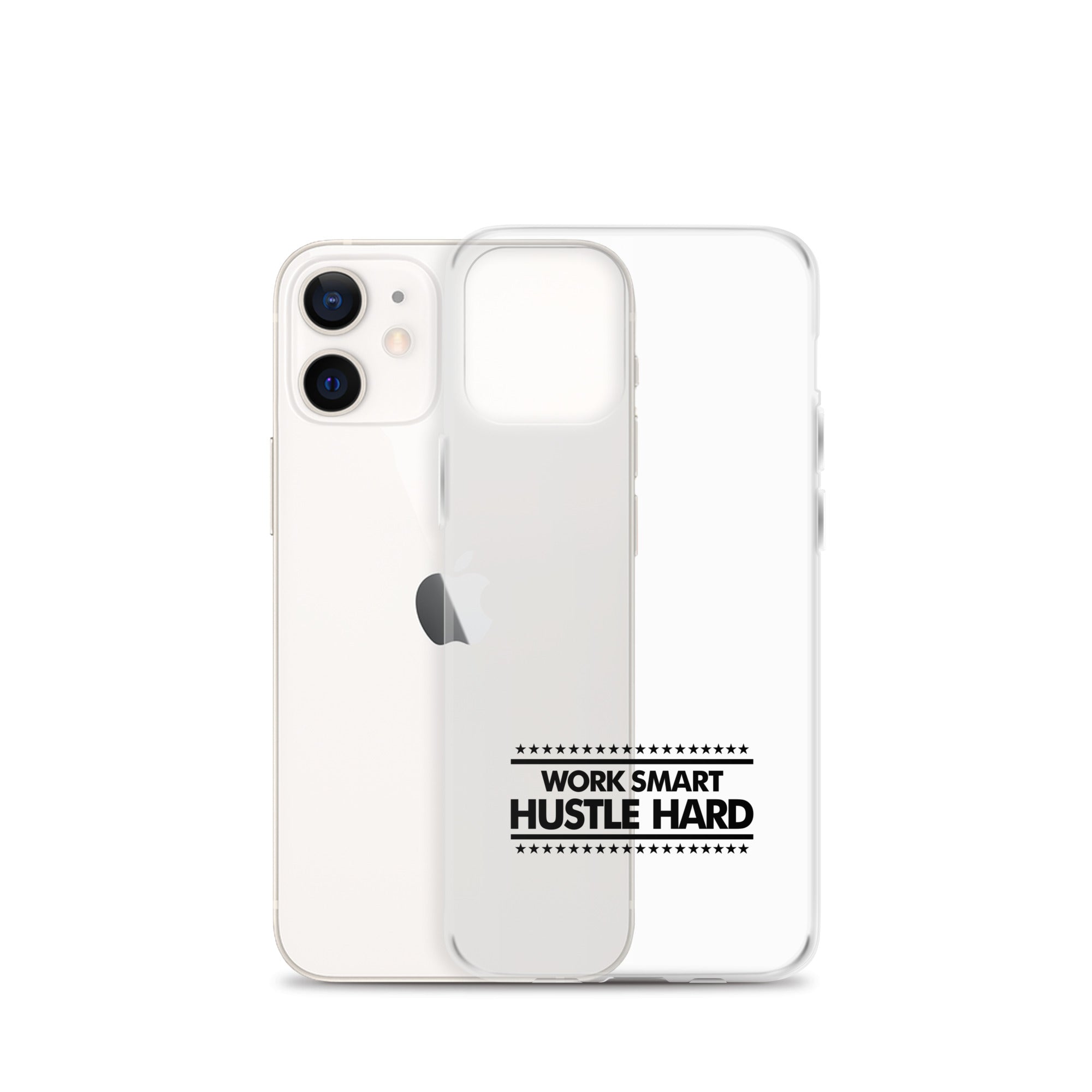 WORK SMART HUSTLE HARD - iPhone Case