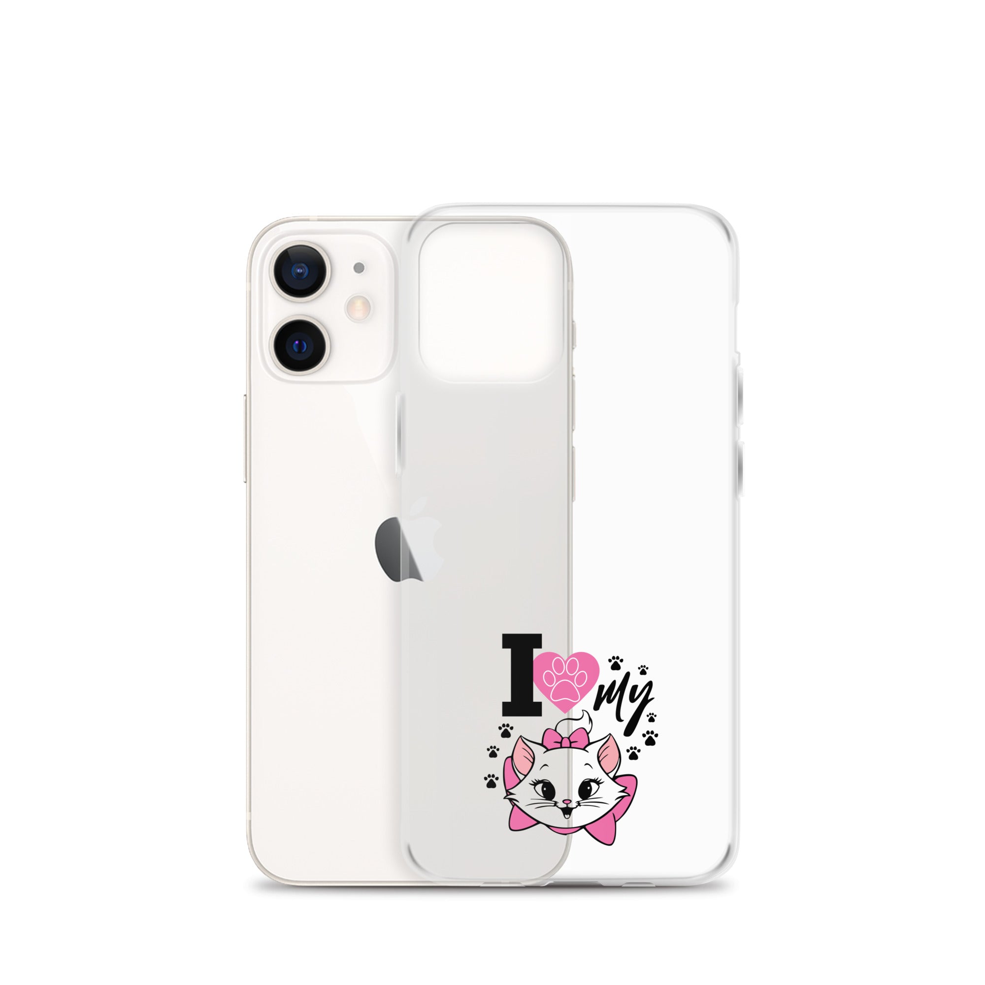 I LOVE MY CAT - iPhone Case