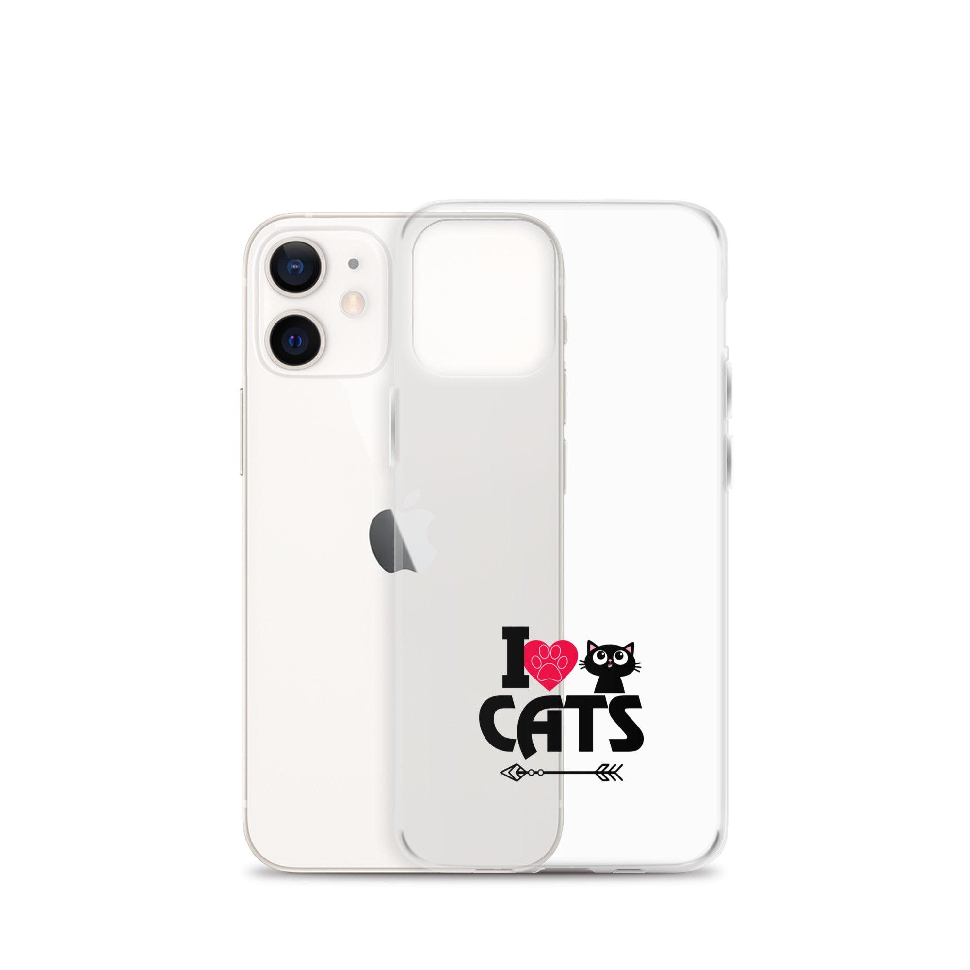 I LOVE CATS - iPhone Case