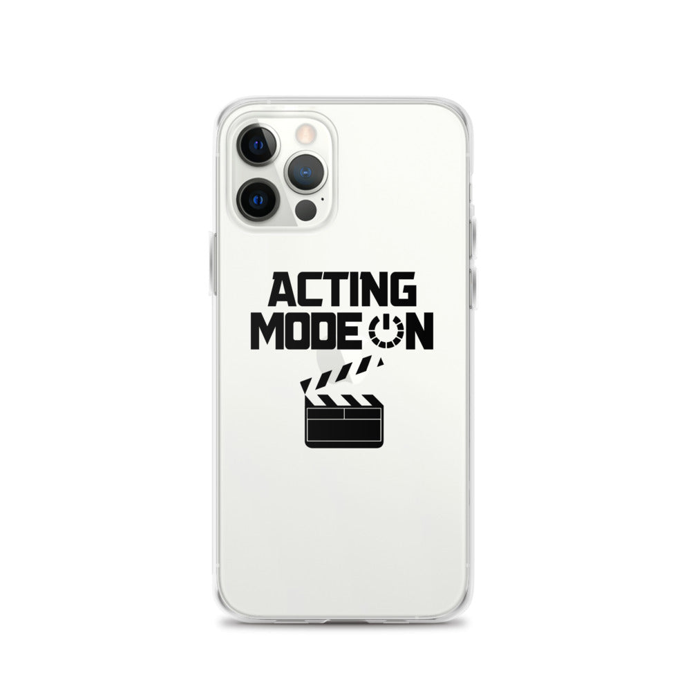 Acting mode - iPhone Case Transparent