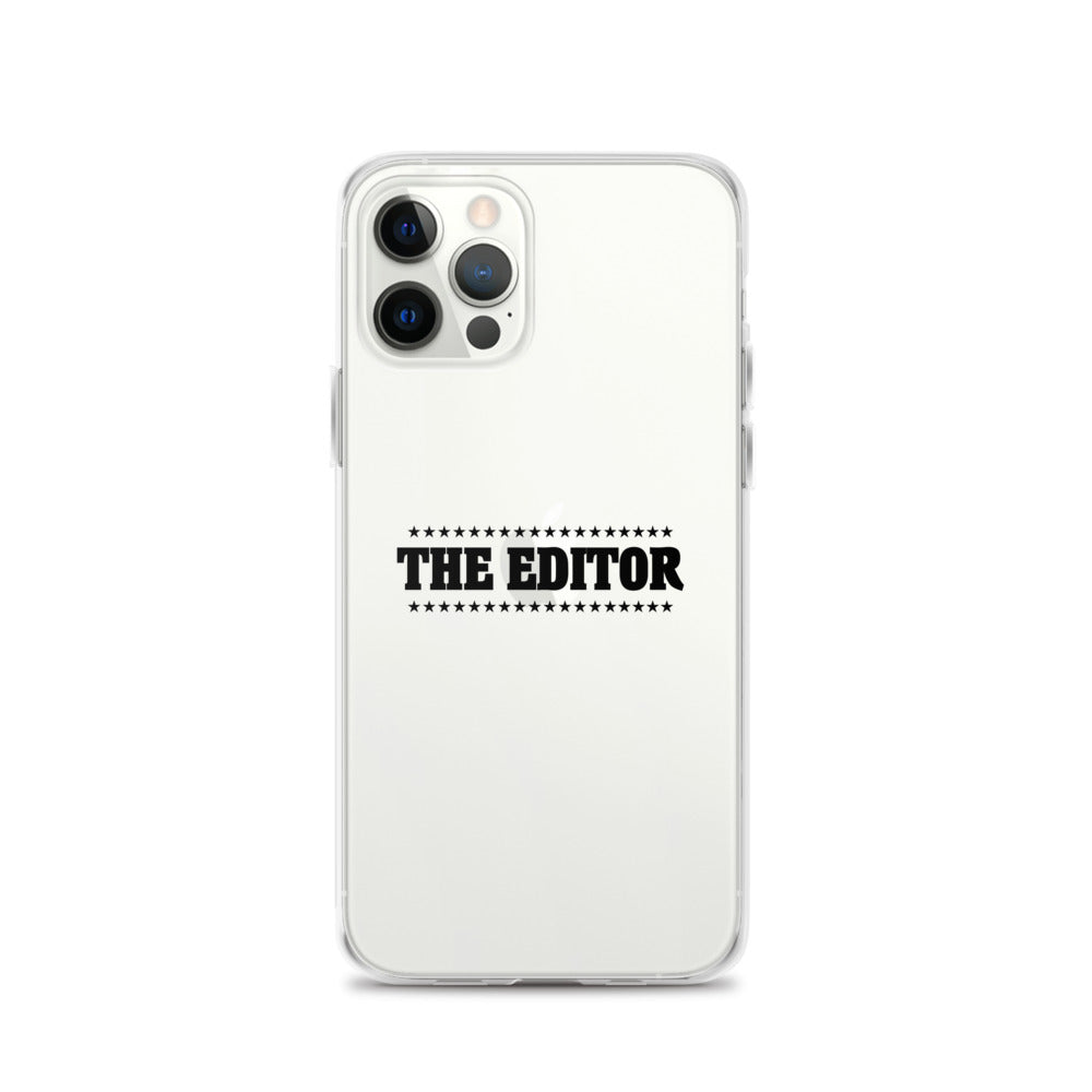 The Editor- iPhone Case Transparent