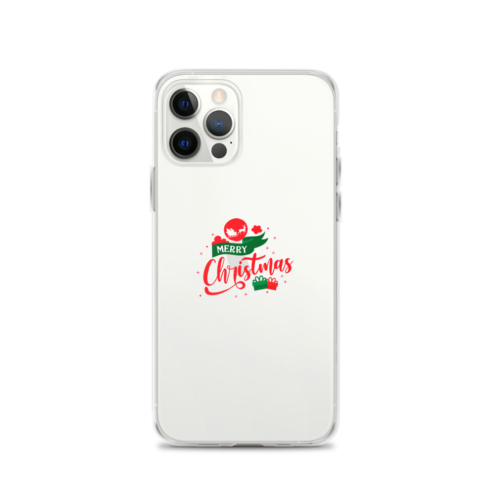 Merry Christmas- iPhone Case Transparent