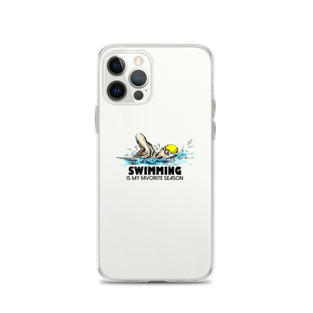 Swimming- iPhone Case Transparent