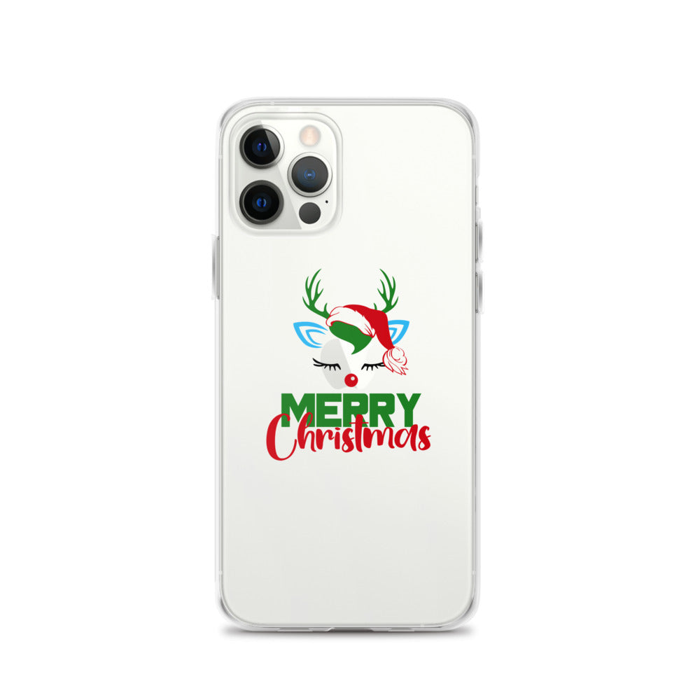 MERRY CHRISTMAS - iPhone Case Transparent