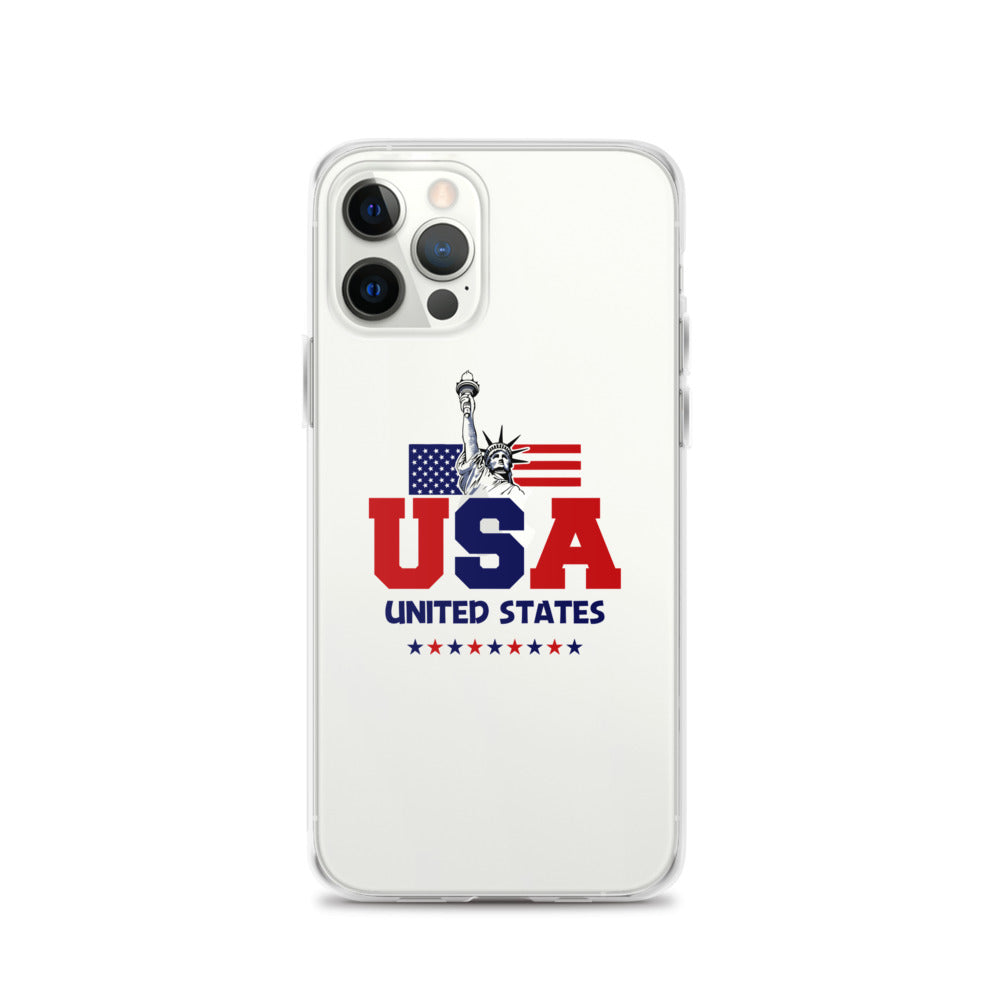 UNITED STATES OF AMERICA - iPhone Case Transparent