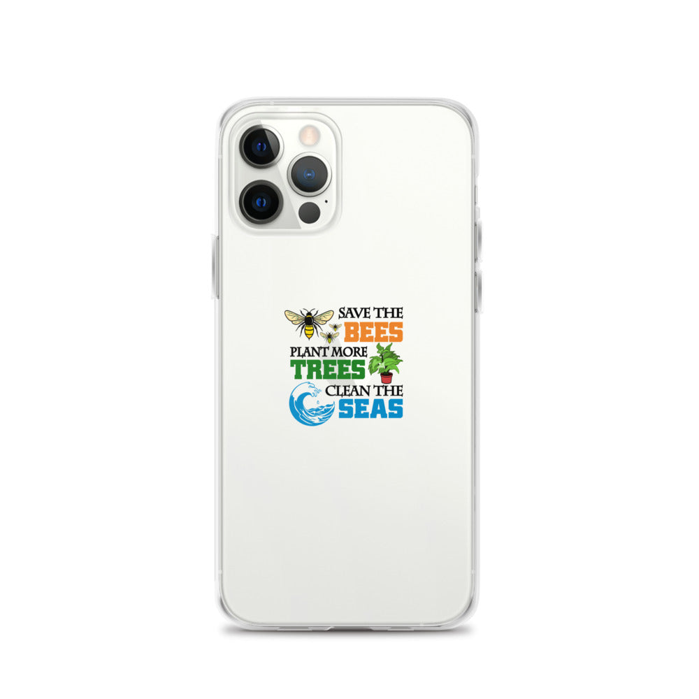 SAVE THE BEES - iPhone Case Transparent