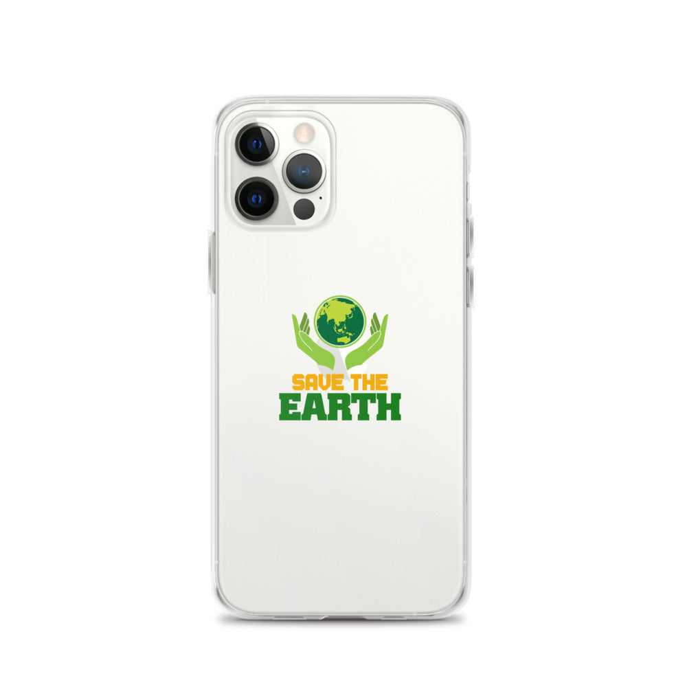 SAVE THE EARTH - iPhone Case Transparent