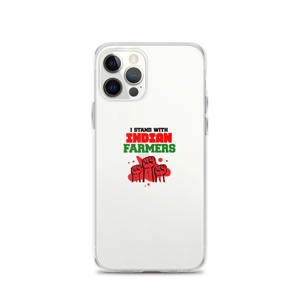 I STAND WITH INDIAN FARMERS - iPhone Case Transparent