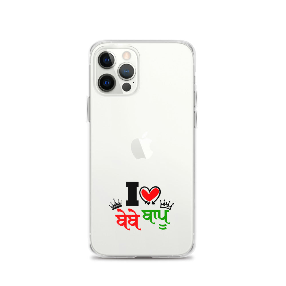 I LOVE BEBE BAPU - iPhone Case