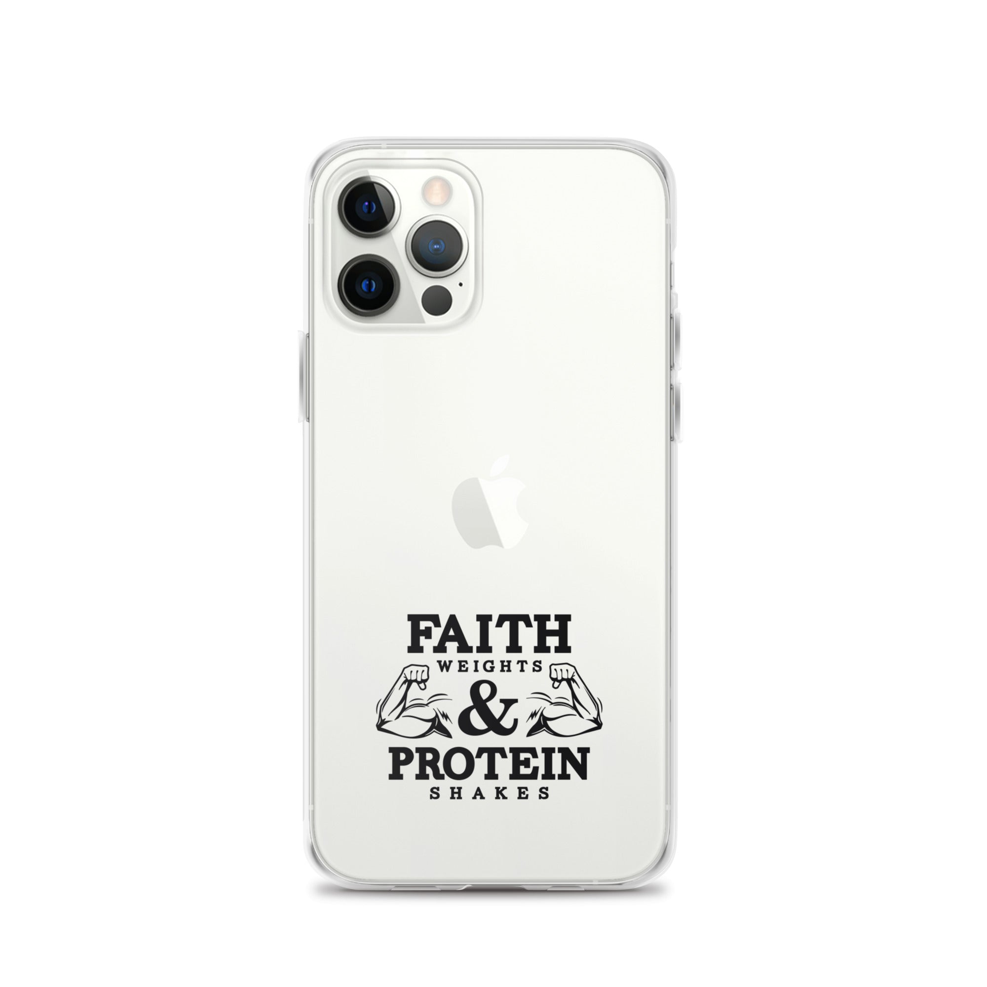 FAITH WEIGHTS & PROTEIN SHAKES - iPhone Case