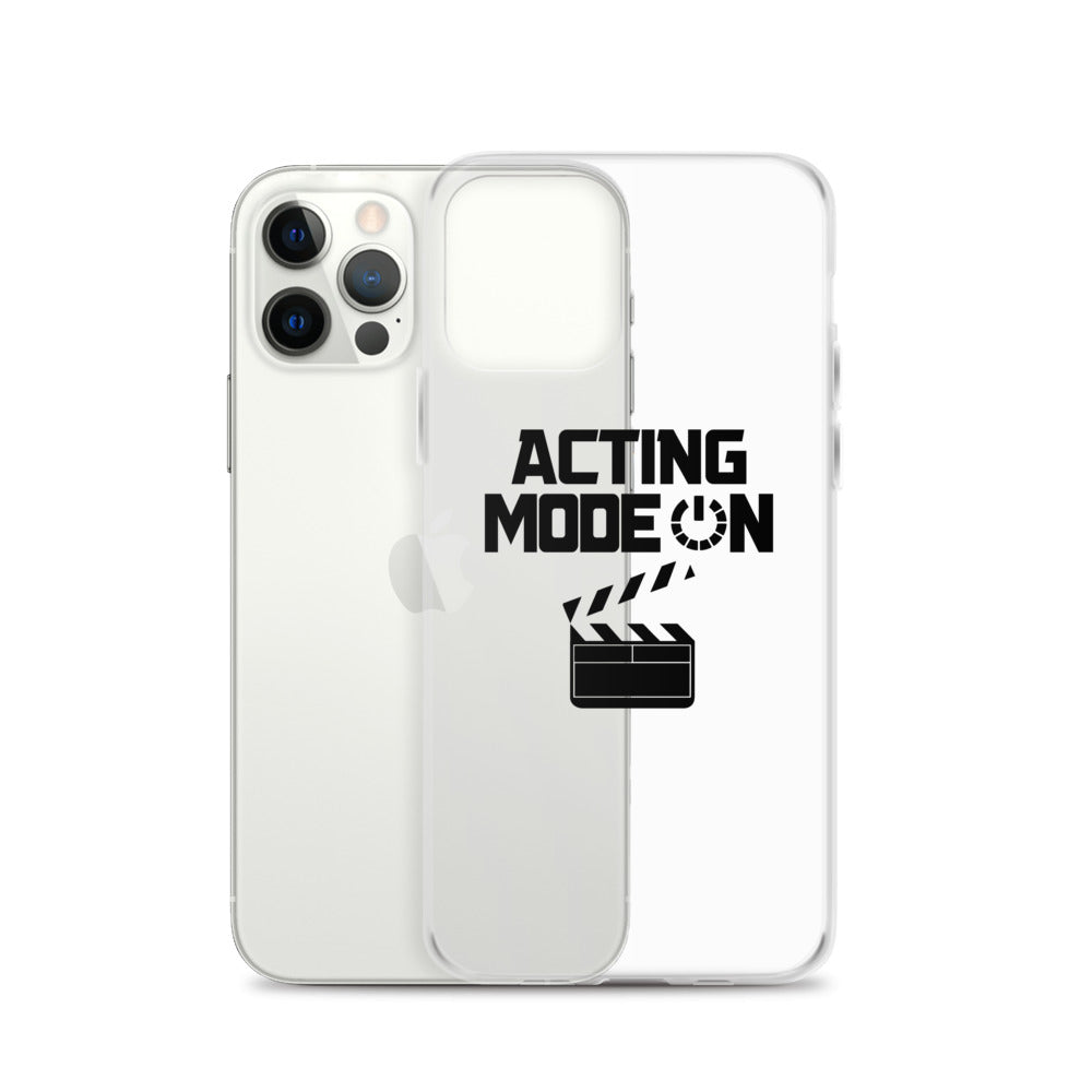 Acting mode - iPhone Case Transparent