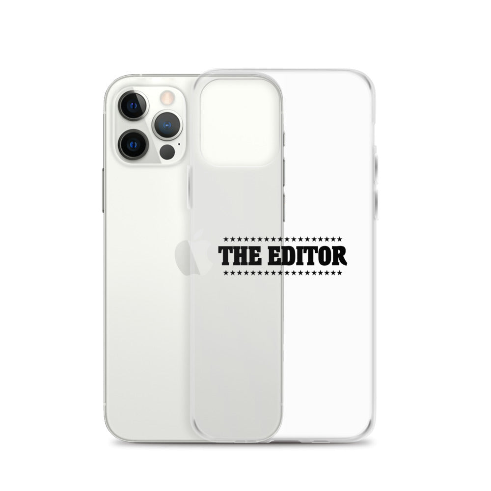 The Editor- iPhone Case Transparent